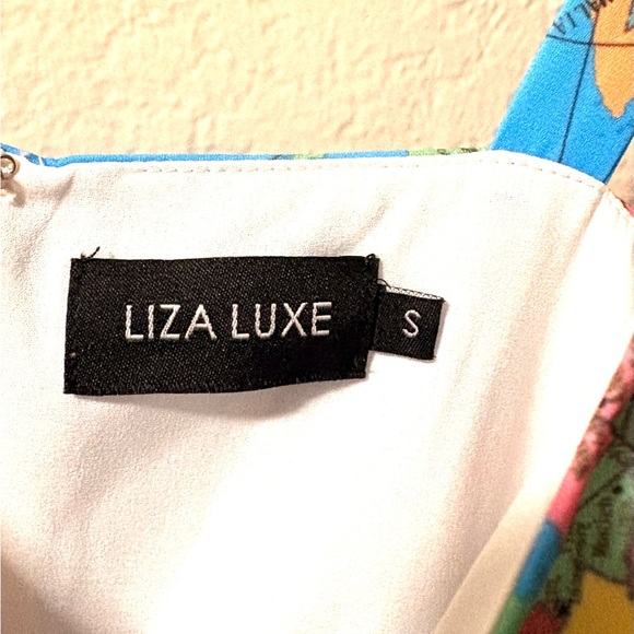 Colorful Map Print Mini Dress - Picture 4 of 5